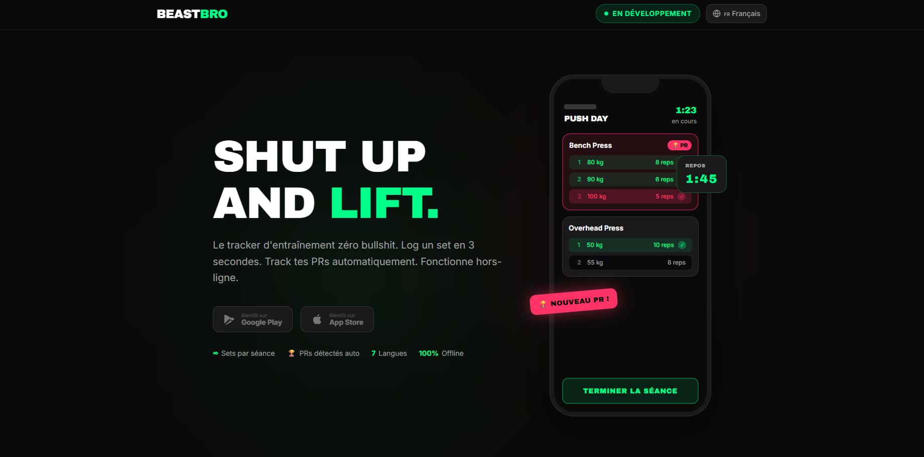 BeastBro - Site Web réalisé par ByuBan