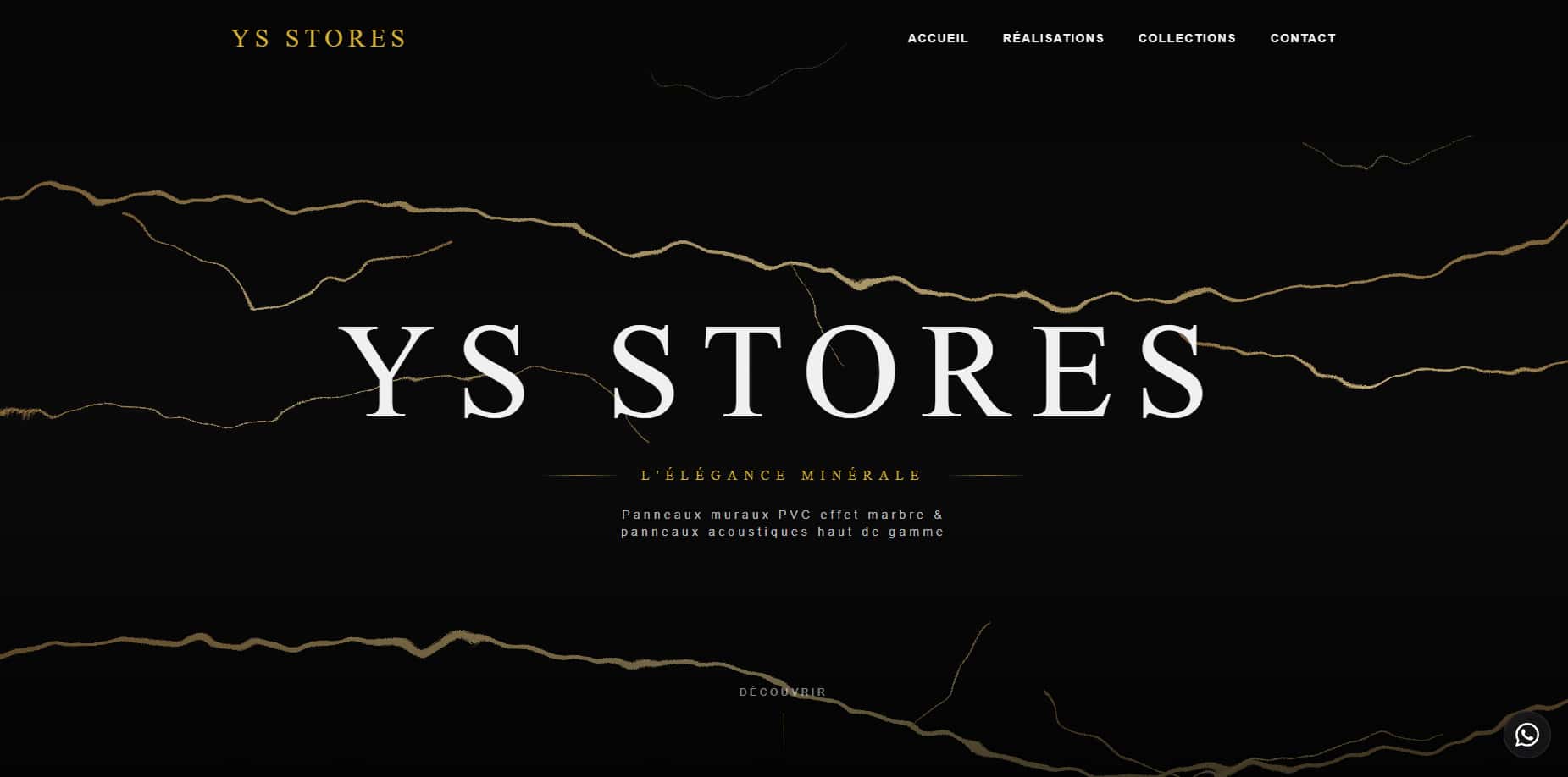 YS Stores - E-Commerce réalisé par ByuBan